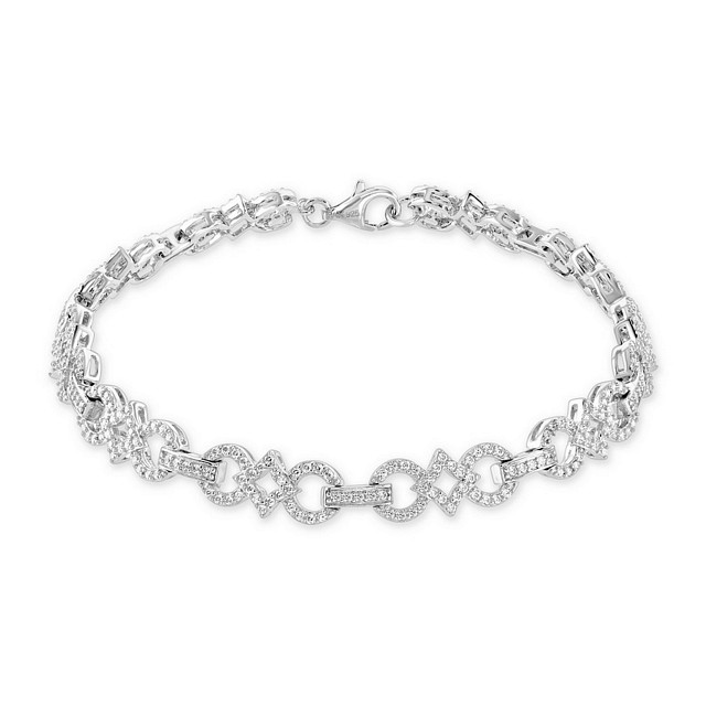 Beautifully design "Omega" CZ Bracelet