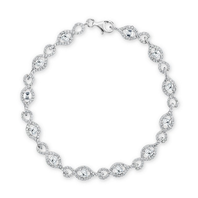 Special "Eclipse" Design CZ Bracelet