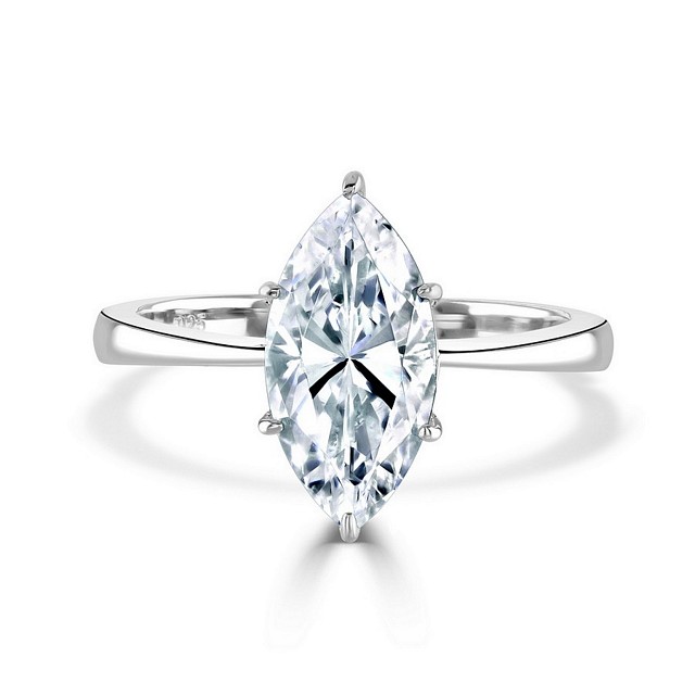 Special Solitaire Marquis CZ ring