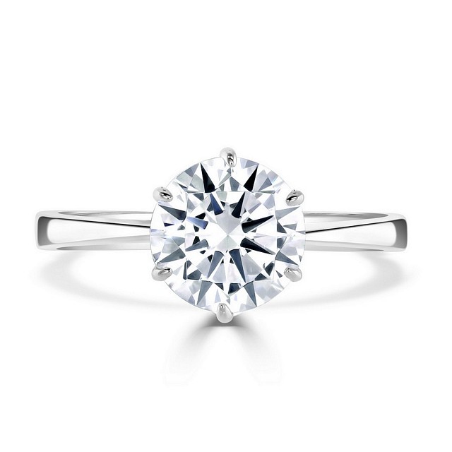 Special Round Solitaire CZ ring