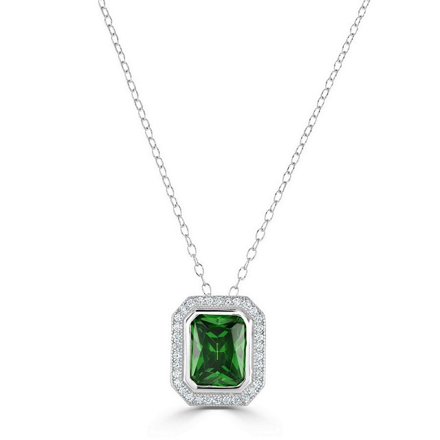 Radiant Cut Special CZ Pendant