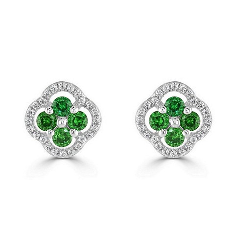 Stunning Cluster CZ earrings