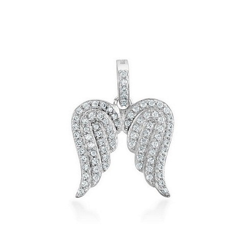 Angel Wings Designer CZ Pendant