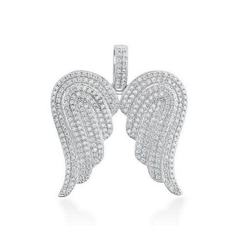 Angel Wings Designer CZ Pendant