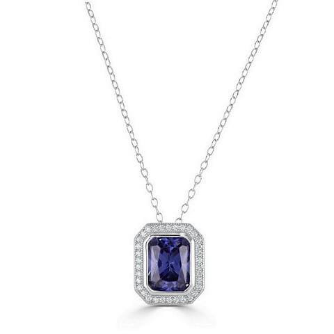 Radiant Cut" Special CZ Pendant