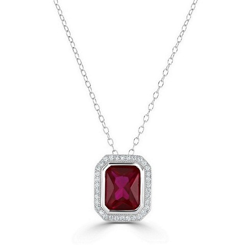 Radiant Cut Special CZ Pendant