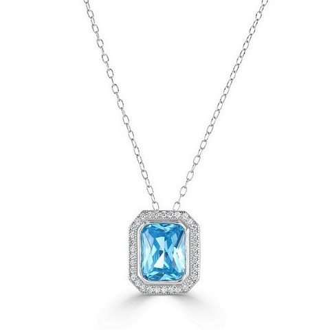 Radiant Cut Special CZ Pendant